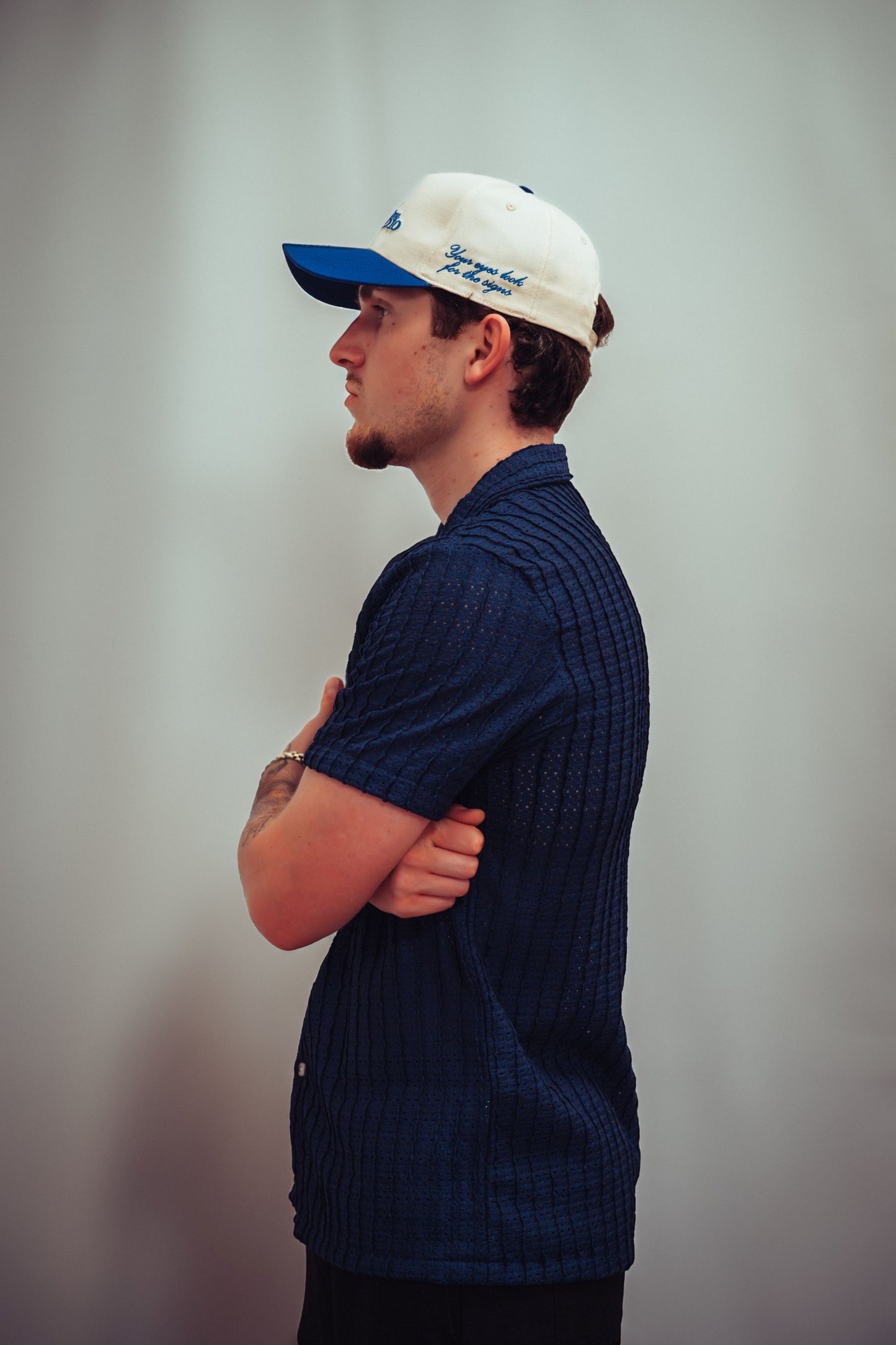 Slogan Cap - Blue