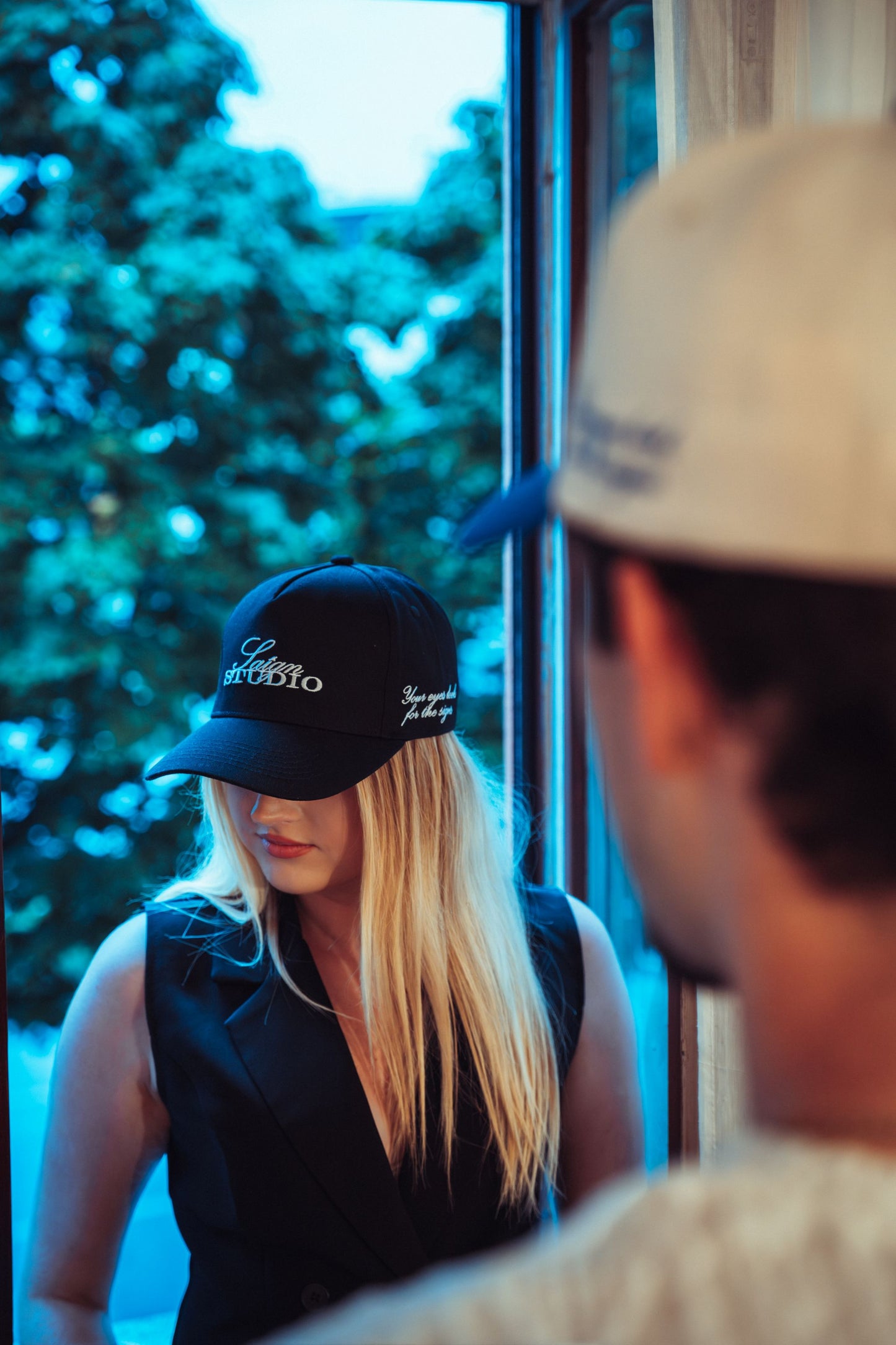 Slogan Cap - Black