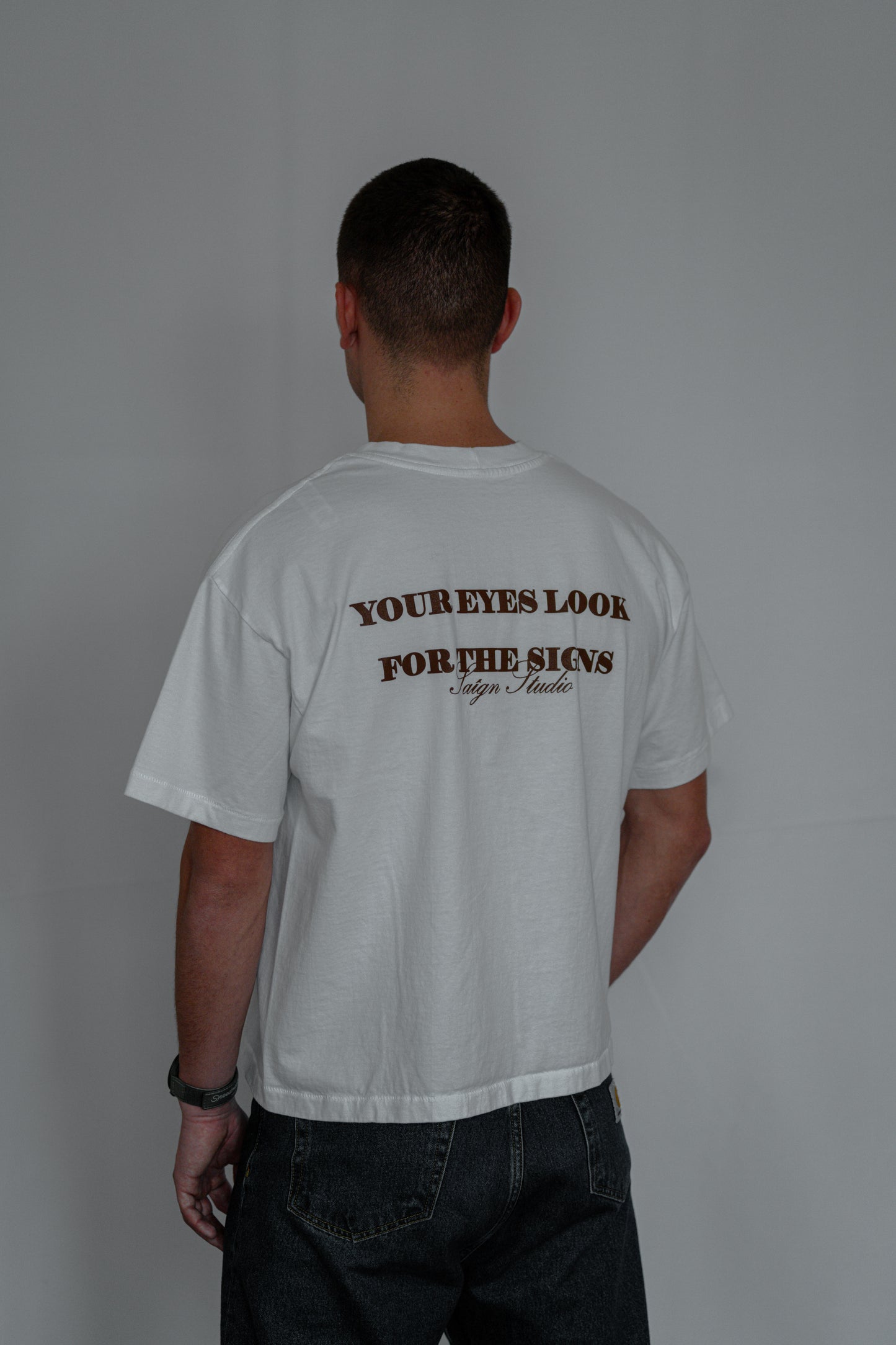 Slogan T-shirt – White