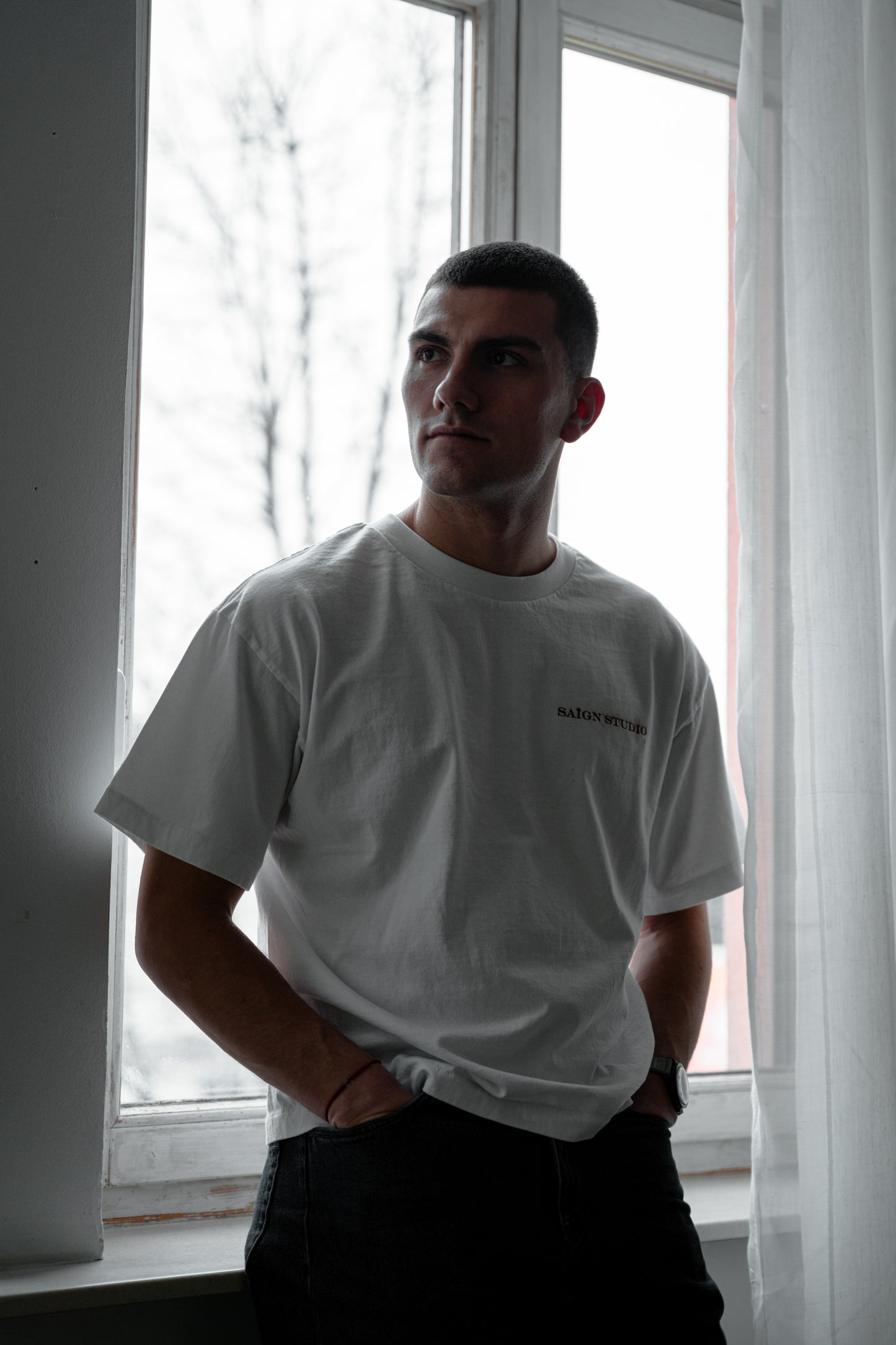 Slogan T-shirt – White