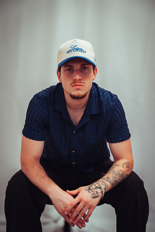 Slogan Cap - Blue