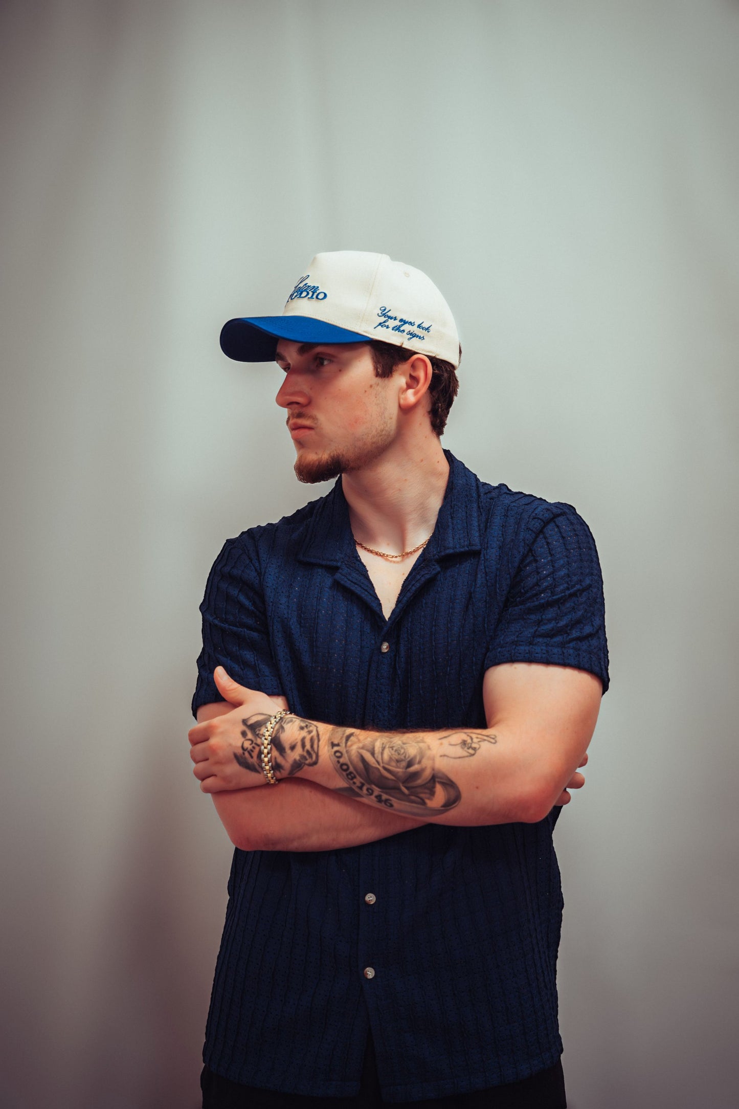 Slogan Cap - Blue