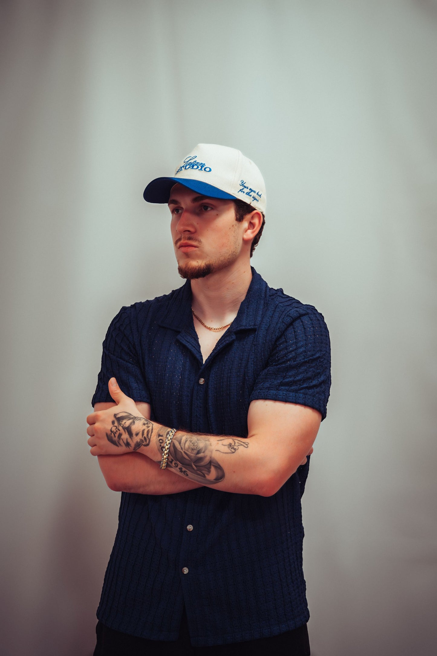 Slogan Cap - Blue