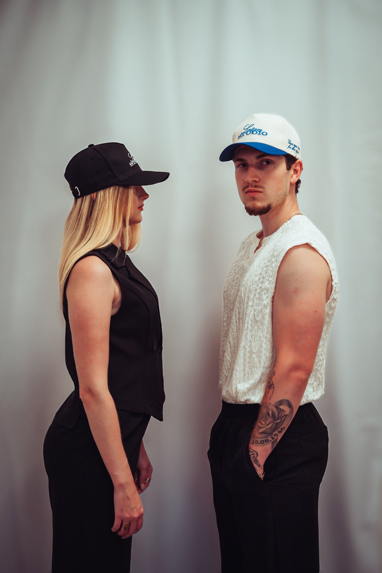 Slogan Cap - Blue