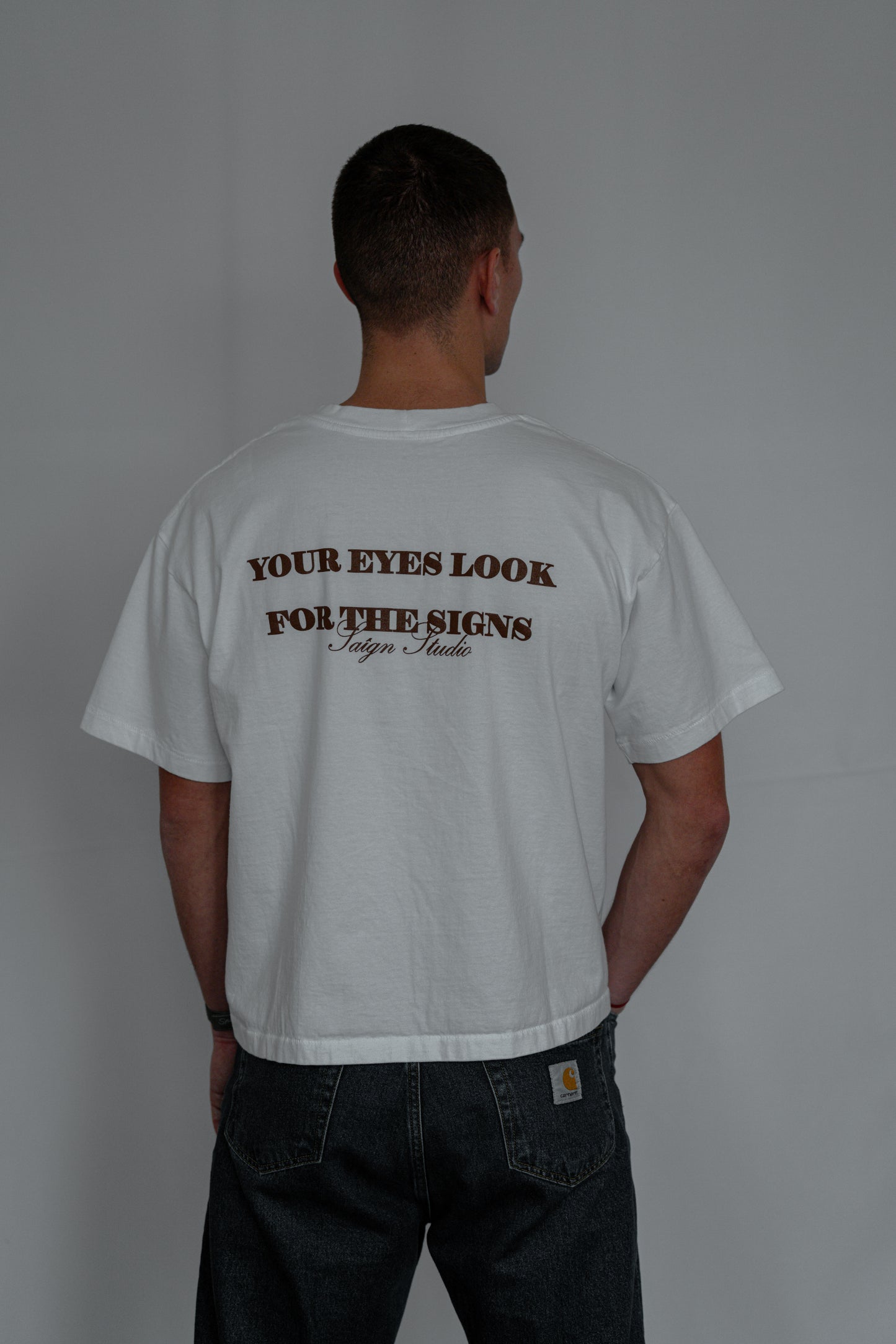 Slogan T-shirt – White